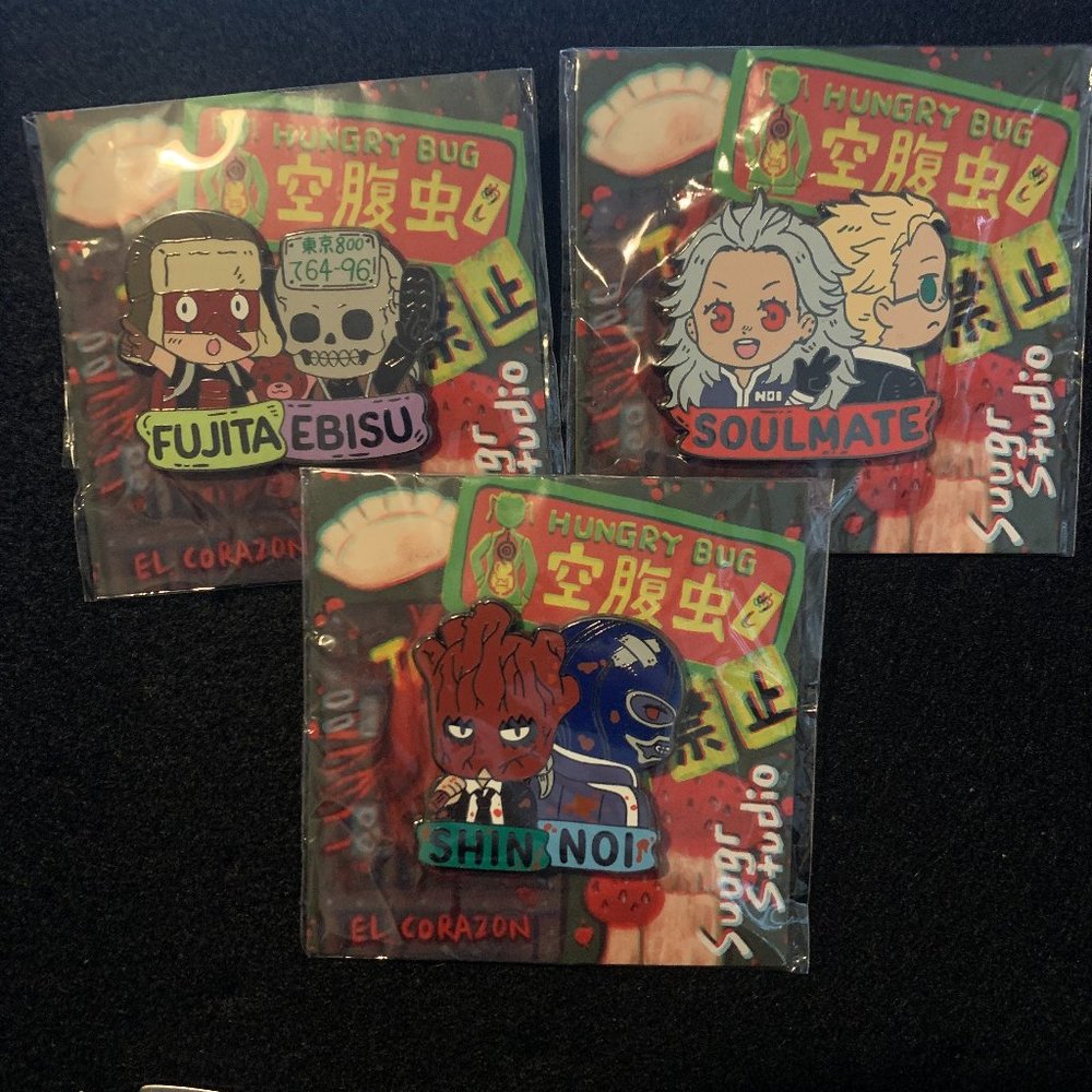 Dorohedoro Art pin lot #1